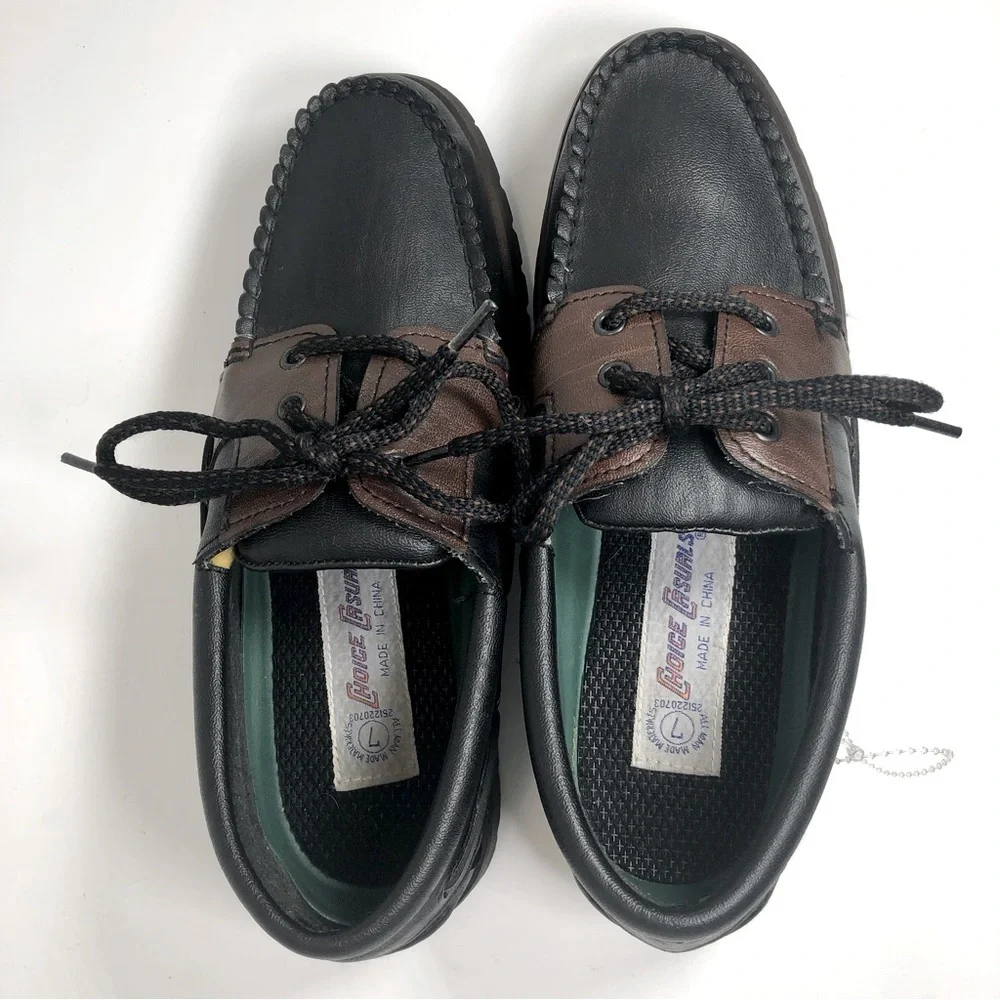 NWOT Choice Casuals Vegan Leather Slip-ons Size 7